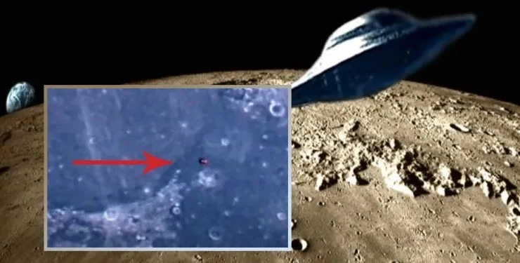 Video ogromnog NLO-a koji prolazi pored mjeseca