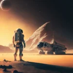 Astronaut na nekoj planeti izvan Sunčevog sistema