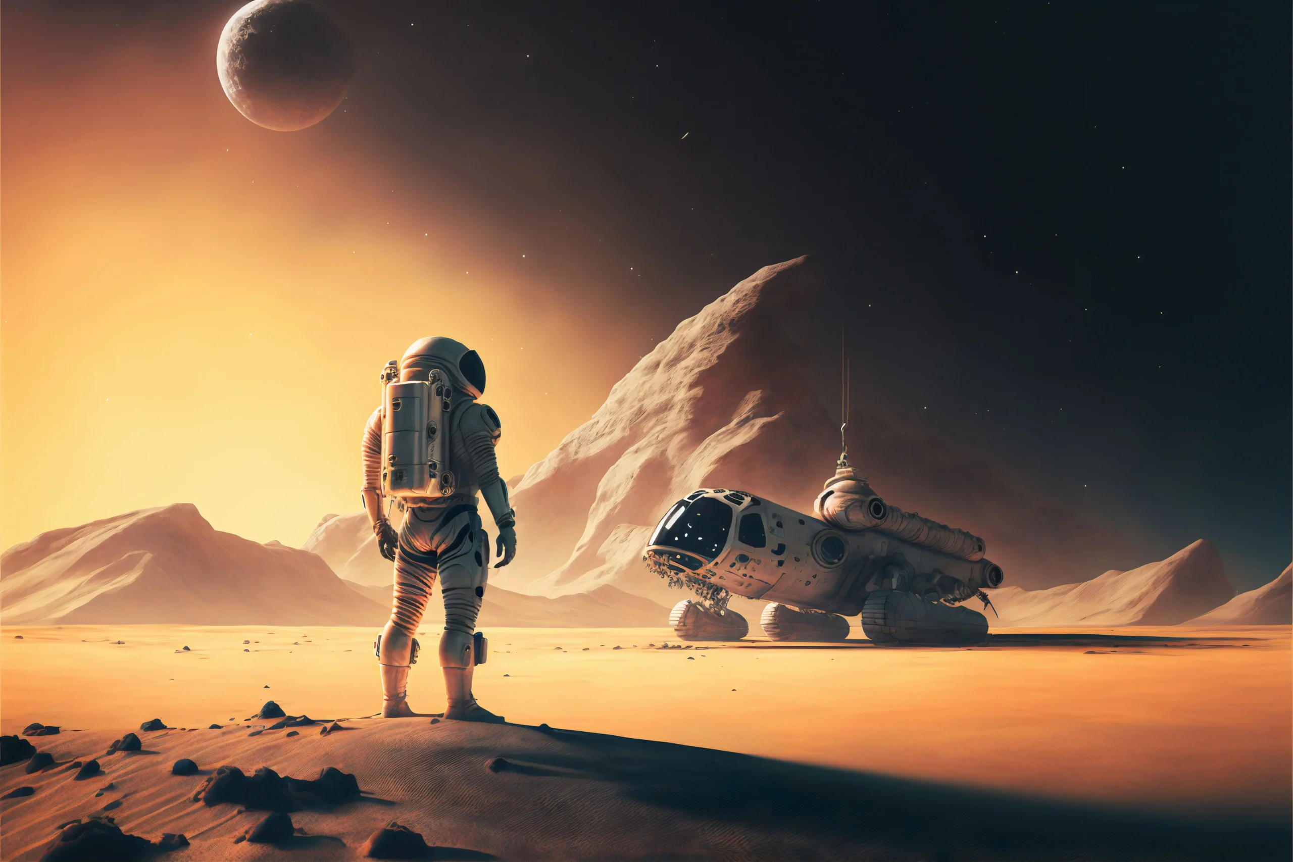Astronaut na nekoj planeti izvan Sunčevog sistema