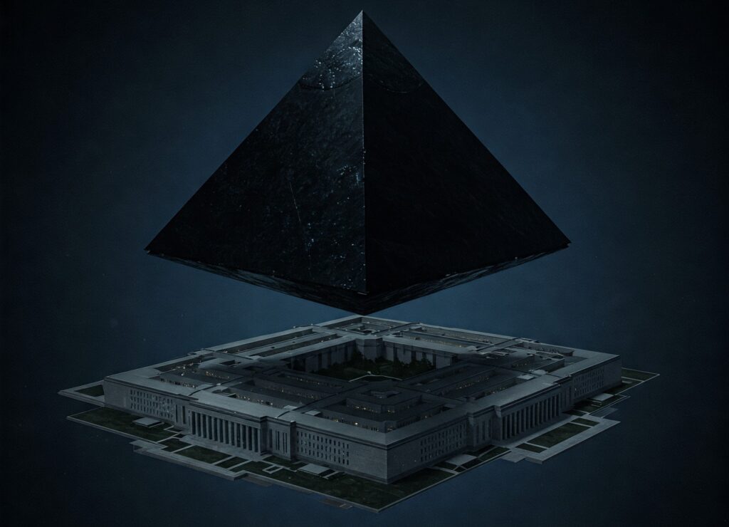 Misteriozne piramide iznad Pentagona ilustracija