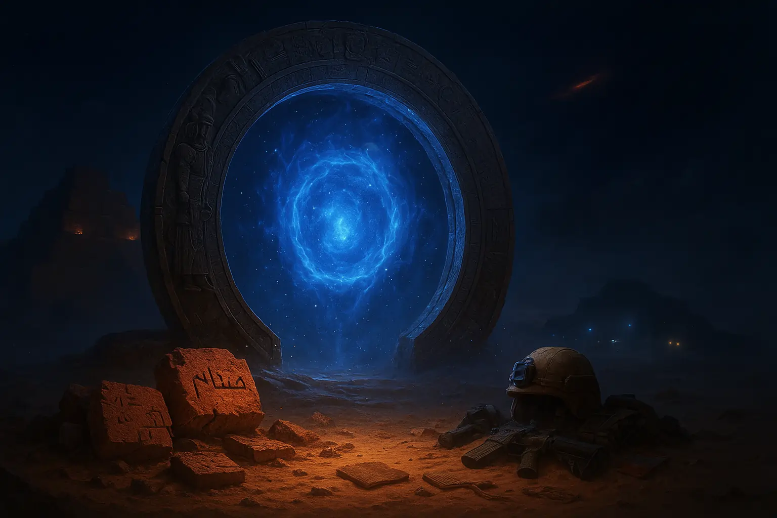 Zvjezdana kapija u Iraku ilustracija