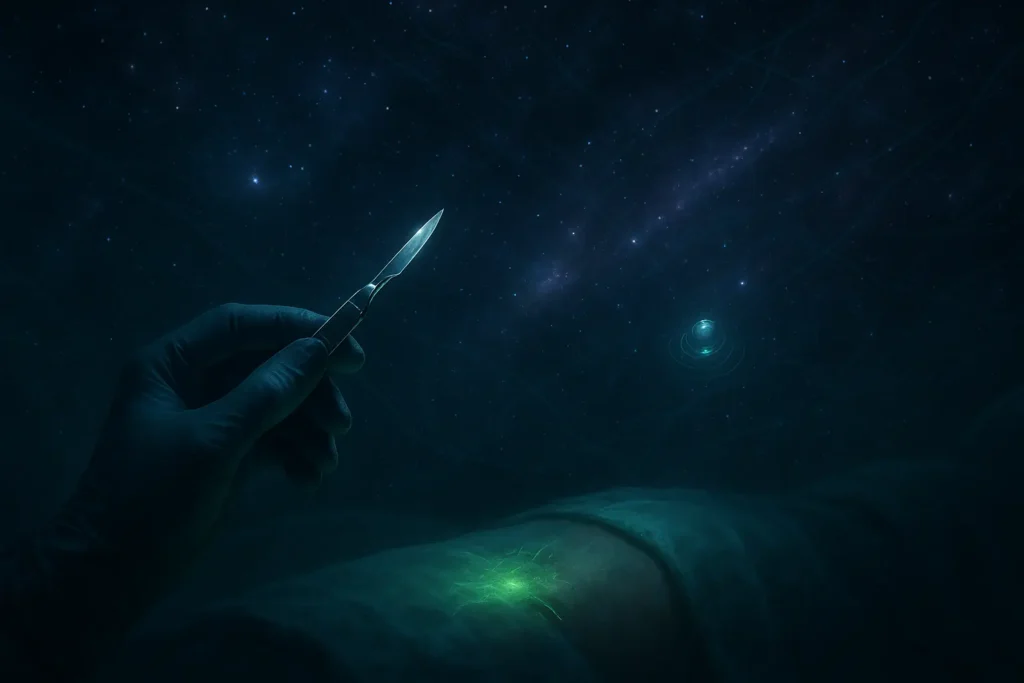 Vanzemaljski implantati ilustracija